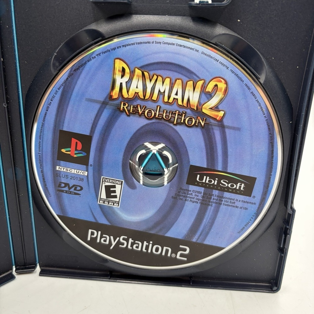 Rayman 2: Revolution (Sony PlayStation 2, 2001) Working Disc Only